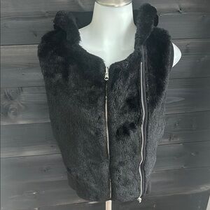 Armani Exchange | Jackets & Coats | Armani Exchange Black Faux Fur